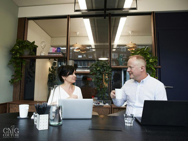 Insights 35 Business owners meeting with a marketing agency to discuss goals